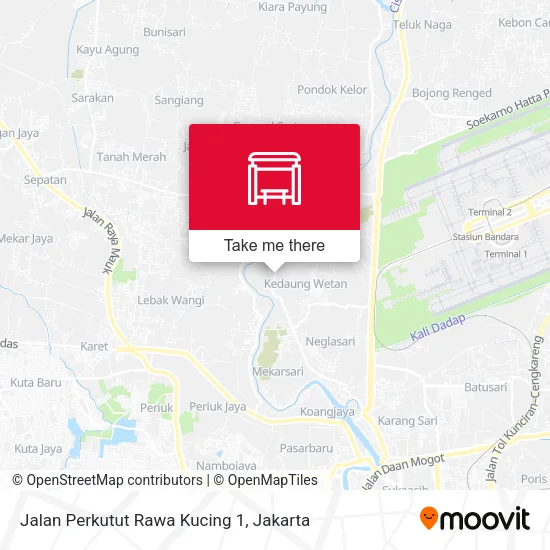 Jalan Perkutut Rawa Kucing 1 map