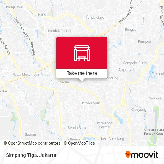 Simpang Tiga map