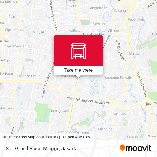 Sbr. Grand Pasar Minggu map
