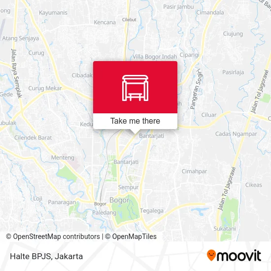 Halte BPJS map