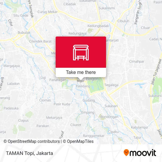 TAMAN Topi map