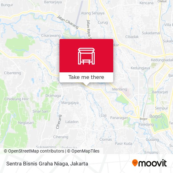 Sentra Bisnis Graha Niaga map