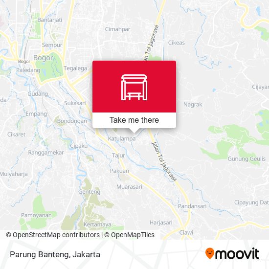 Parung Banteng map