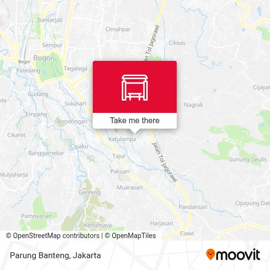 Parung Banteng map