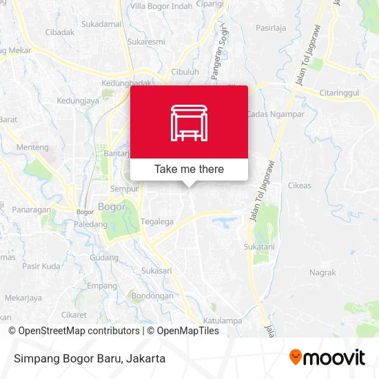Simpang Bogor Baru map