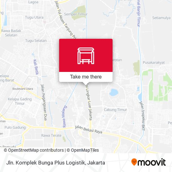 Jln. Komplek Bunga Plus Logistik map