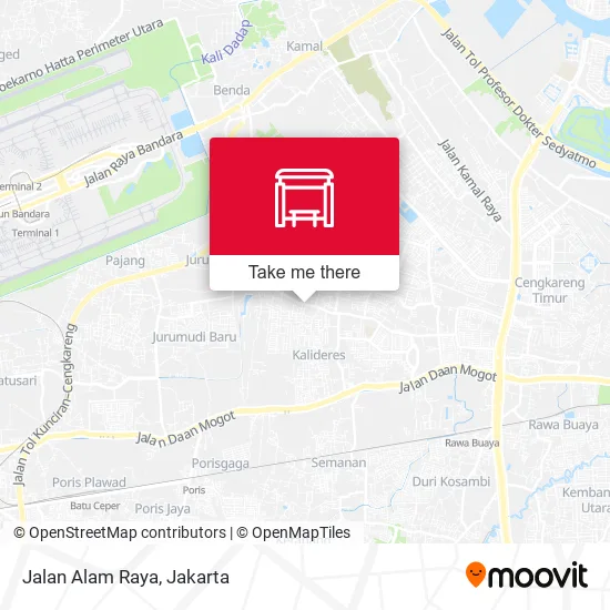 Jalan Alam Raya map