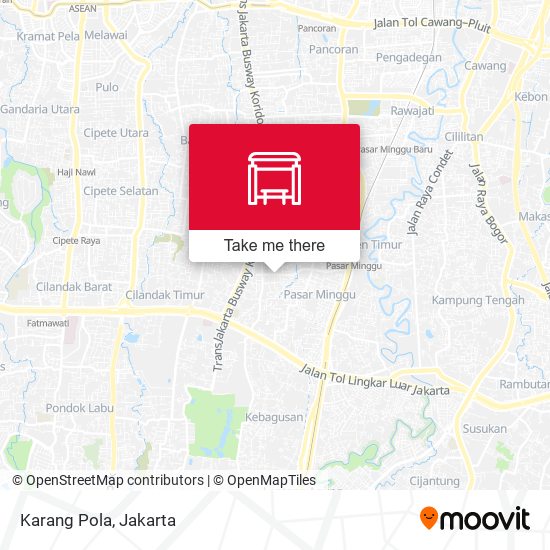 Karang Pola map