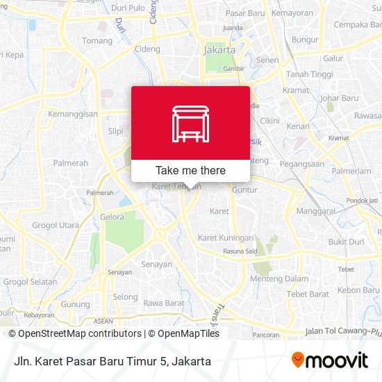 Jln. Karet Pasar Baru Timur 5 map