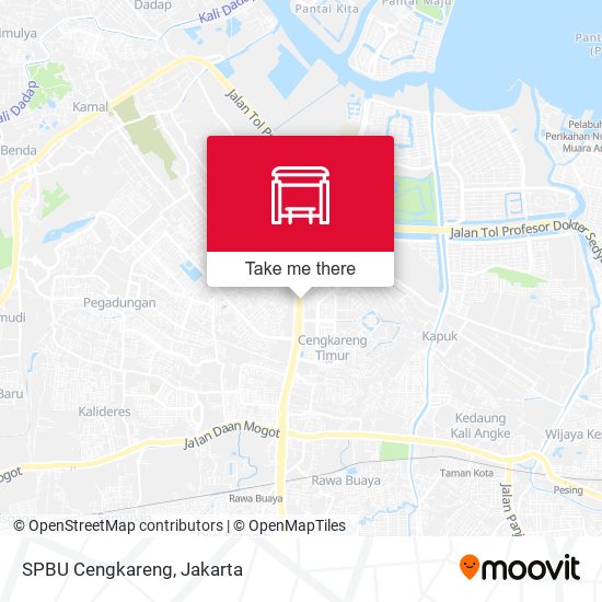 SPBU Cengkareng map