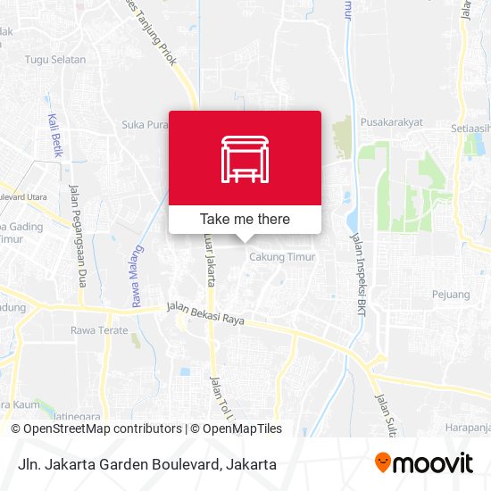 Jln. Jakarta Garden Boulevard map