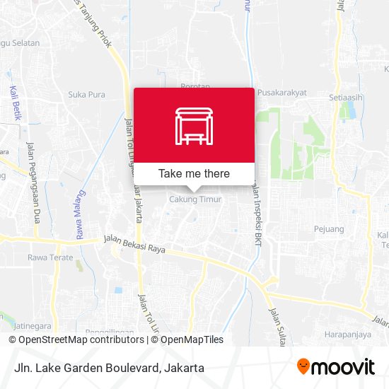Jln. Lake Garden Boulevard map