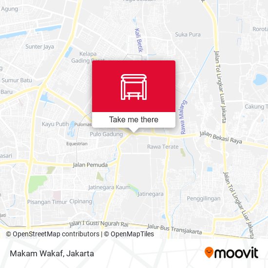 Makam Wakaf map