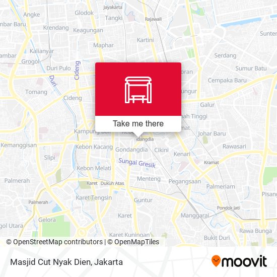 Masjid Cut Nyak Dien map