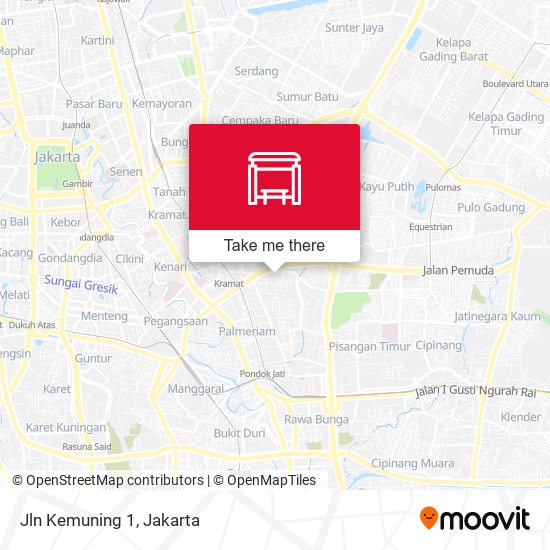 Jln Kemuning 1 map