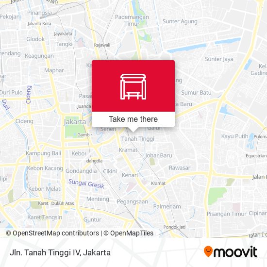 Jln. Tanah Tinggi IV map