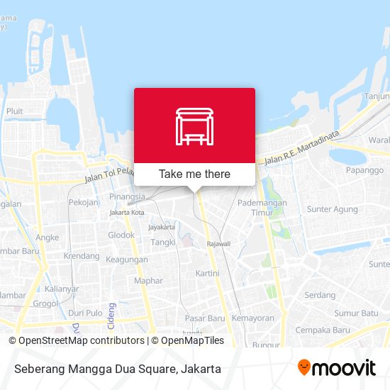 Seberang Mangga Dua Square map