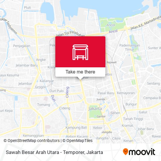 Sawah Besar Arah Utara - Temporer map