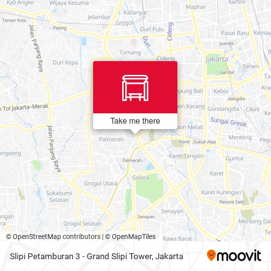 Slipi Petamburan 3 - Grand Slipi Tower map