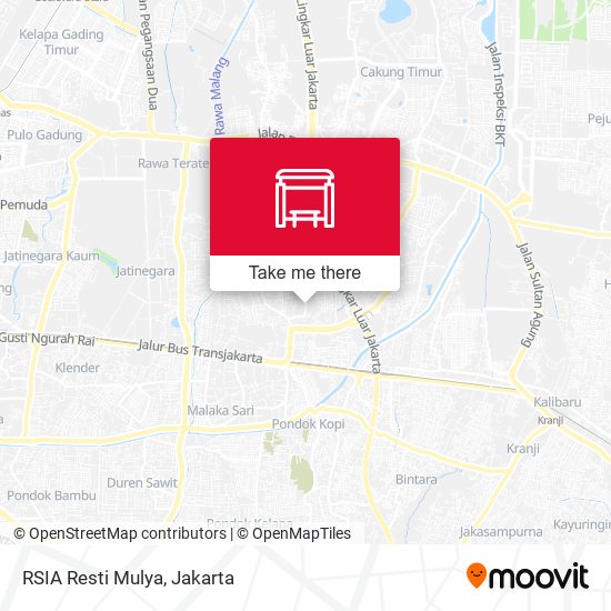 RSIA Resti Mulya map
