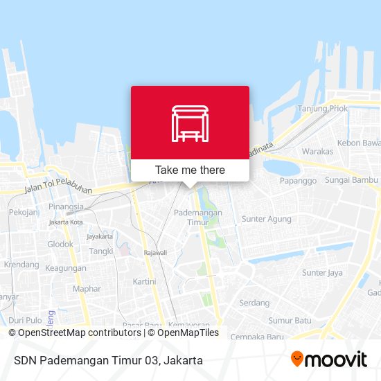 SDN Pademangan Timur 03 map