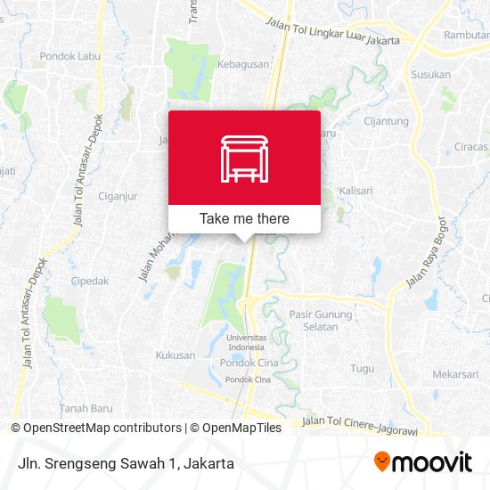 Jln. Srengseng Sawah 1 map