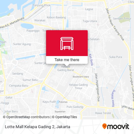 Lotte Mall Kelapa Gading 2 map