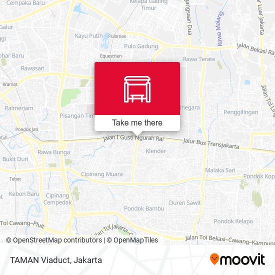 TAMAN Viaduct map