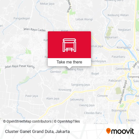 Cluster Ganet Grand Duta map