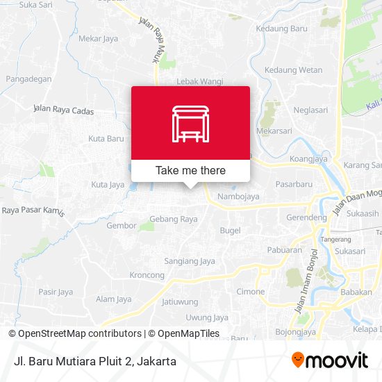 Jl. Baru Mutiara Pluit 2 map