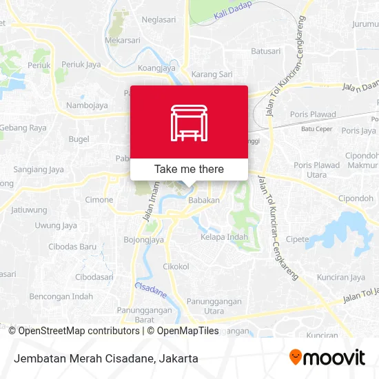 Jembatan Merah Cisadane map