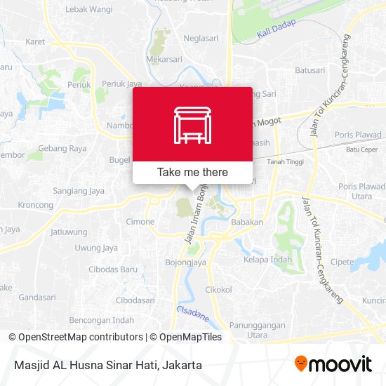 Masjid AL Husna Sinar Hati map