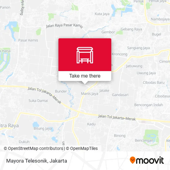 Mayora Telesonik map