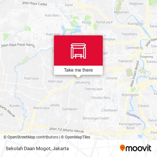 Sekolah Daan Mogot map