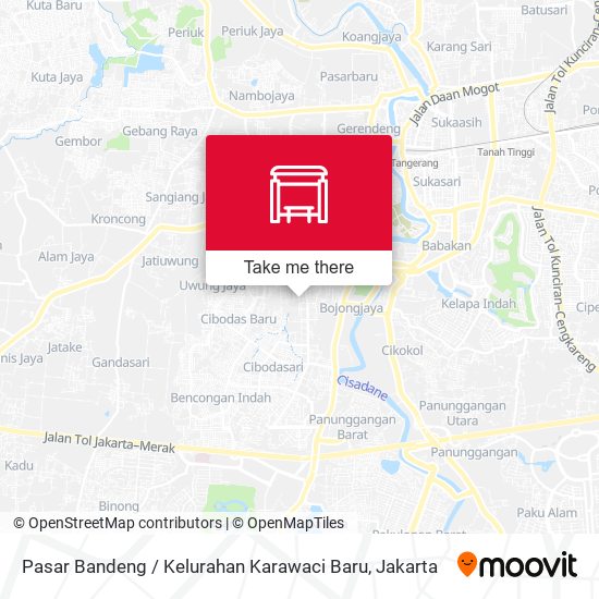 Pasar Bandeng / Kelurahan Karawaci Baru map