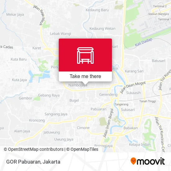 GOR Pabuaran map
