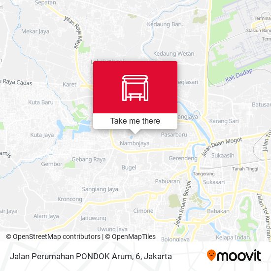 Jalan Perumahan PONDOK Arum, 6 map