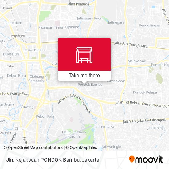 Jln. Kejaksaan PONDOK Bambu map