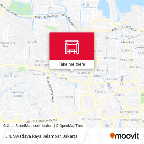Jln. Swadaya Raya Jelambar map