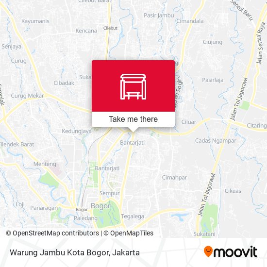 Warung Jambu Kota Bogor map