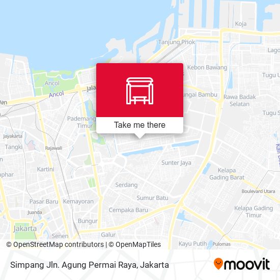 Simpang Jln. Agung Permai Raya map