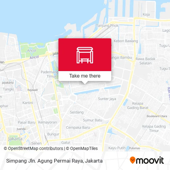 Simpang Jln. Agung Permai Raya map