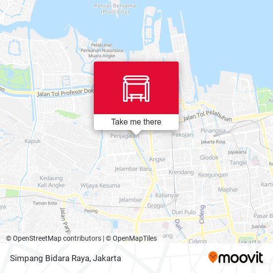 Simpang Bidara Raya map