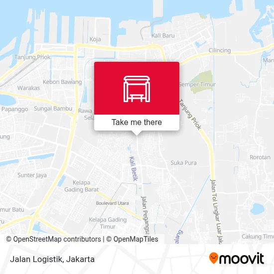 Jalan Logistik map