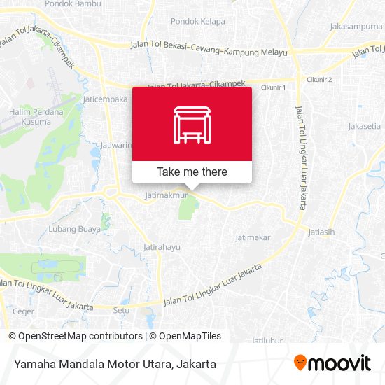 Yamaha Mandala Motor Utara map