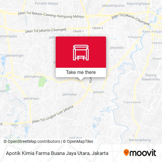 Apotik Kimia Farma Buana Jaya Utara map