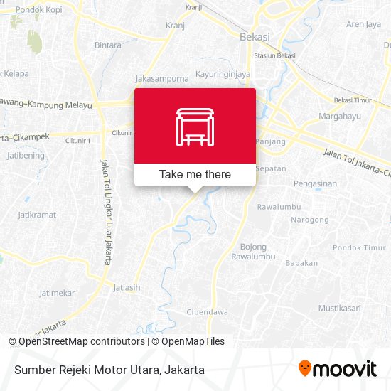 Sumber Rejeki Motor Utara map