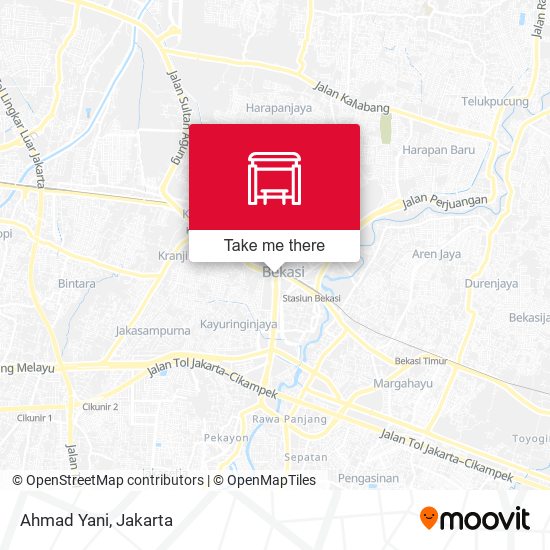 Ahmad Yani map