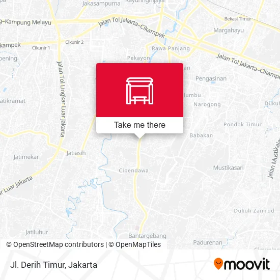 Jl. Derih Timur map