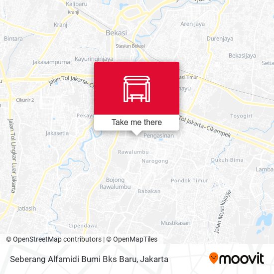 Seberang Alfamidi Bumi Bks Baru map